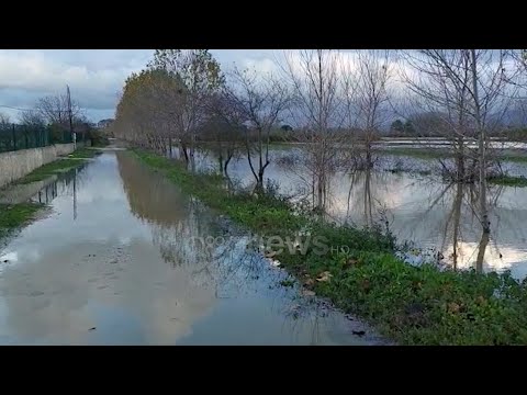 Lumi i Ishmit përmbyt disa banesa në Fushë Krujë