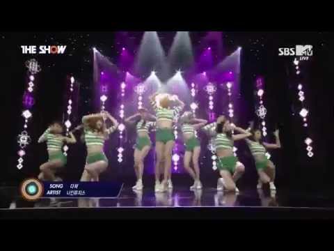 Nine Muses | Hurt Locker live on SBS MTV The Show Comeback Stage 150707