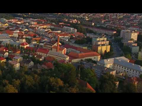 Rakovník v České republice. ze vzduchové drone