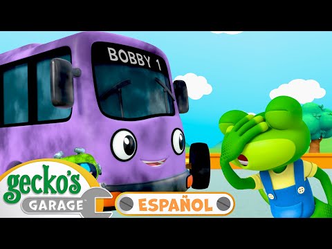 Bobby el autobús se hace eléctrico | Garaje de Gecko | Carros para niños | Vídeos educativos