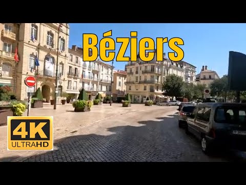 Béziers 4k- Driving- French region