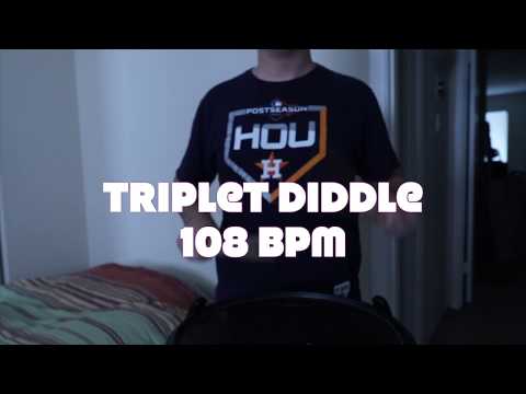Triplet Diddle 108 bpm
