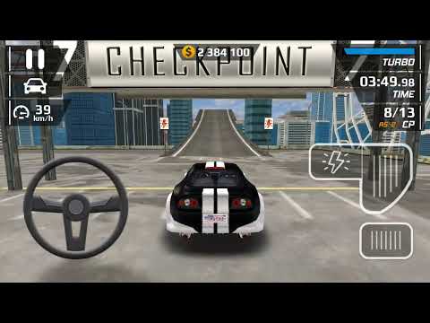 Smash Car Hit - Bad Cop Driver Black Police Car - Impossible City Stunts - Android Gameplay 3D