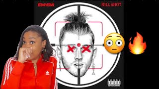 FIRST TIME REACTING TO EMINEM - KILLSHOT [Official Audio] *MGK DISS!😳* | #REACTIONMASDAY25