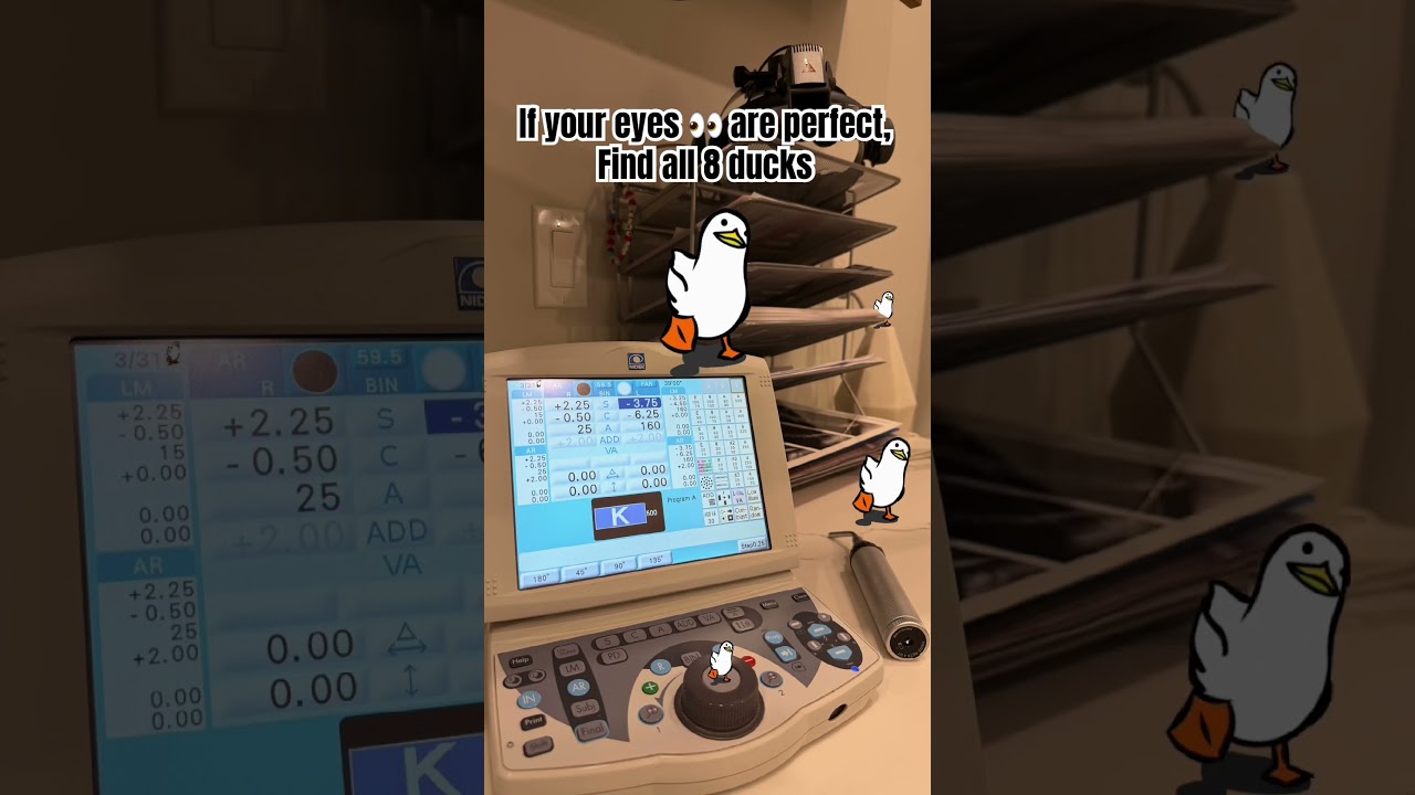 Only 5% can find all 8 ducks #puzzles #eyetest