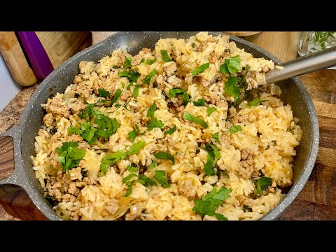 One Pot Turkey & Rice| Easy and delicious summer recipe- The Lazy Girls Kitchen