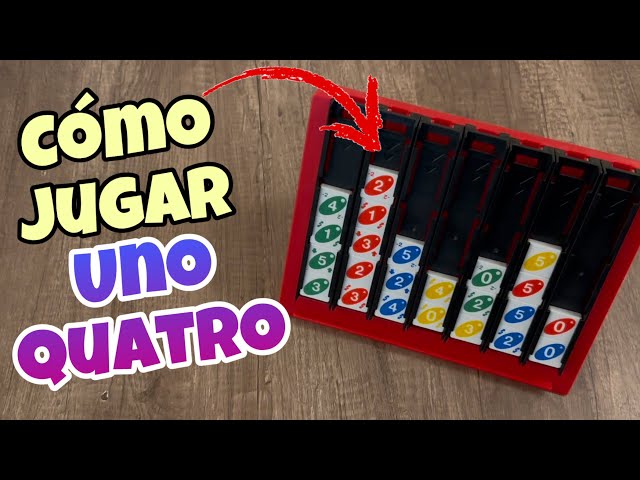 Vídeo relacionado con Mattel Games UNO Quatro Juego de Mesa Cuatro en Raya con fichas, +7 años (Mattel HPF82)