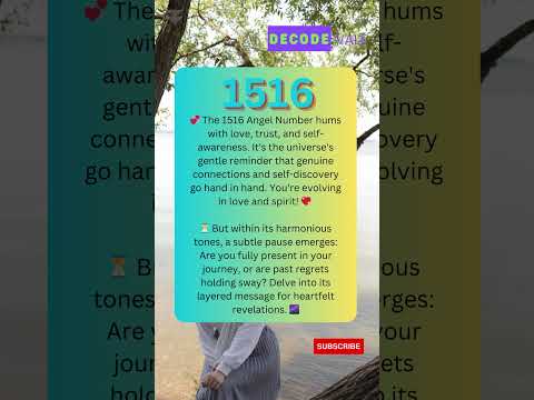 Unraveling The 1516 Angel Number’s Guidance on Love and Relationships #shorts #angelnumbers