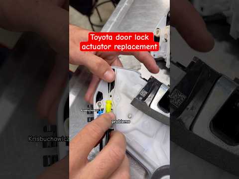 Toyota Camry Door Lock Actuator Replacement. Quick & Easy Fix!