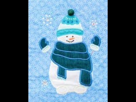 Kimberbell Enchanted Winter Week 3, Section 1 - Mittens Part A, Pieced Blocks, Snowman