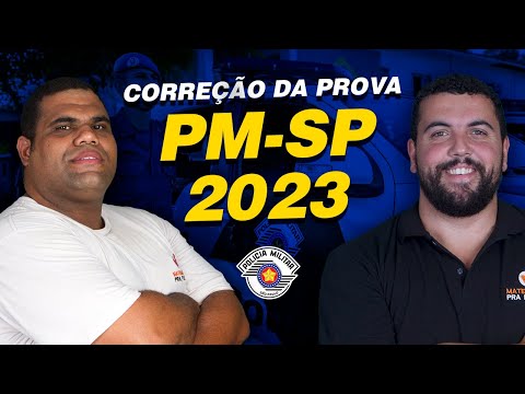 Concurso PM SP 2023 - Correção da Prova de Matemática