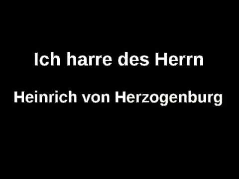 Ich harre des Herrn - Heinrich von Herzogenberg