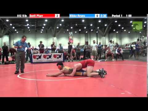 Men 84 KG / 185 lbs - Brett Pfarr vs. Nikko Reyes