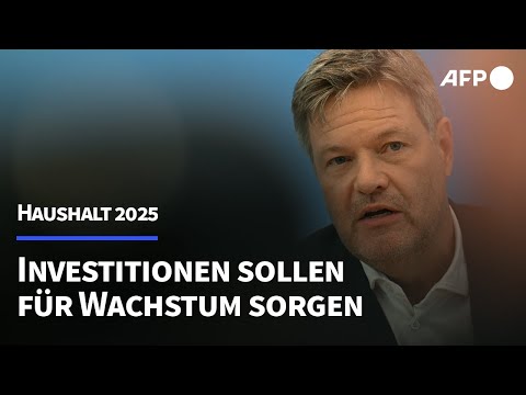 Habeck: Wachstumspaket steigert Wirtschaftsleistung um 26 Milliarden Euro | AFP
