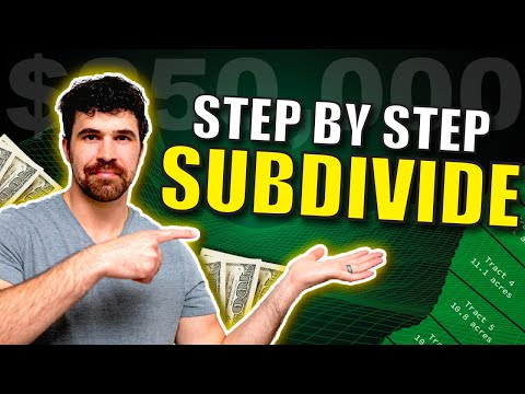 How To Make $250,000 in 2025 by Subdividing Land (Step by Step Guide)