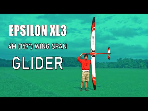 Epsilon XL3 glider 4m (157") rc glider