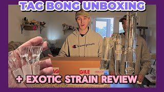 NEW!!! THICK ASS GLASS TUBE + ASHCATCH... + EXOTIC REVIEW!!!