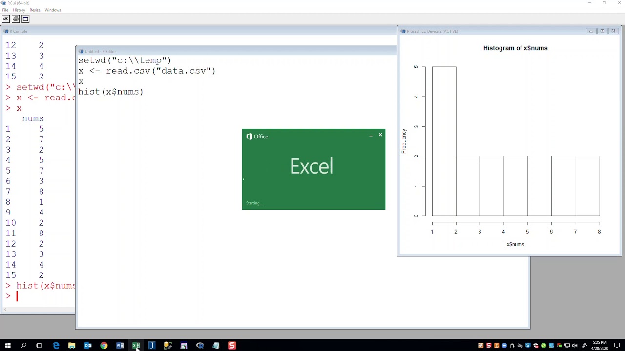 R Programming - Creating a Basic Histogram