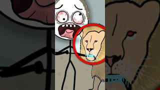 If a Lion Attacks You, Do This 🦁😲 #animals #wildlife #survival #facts