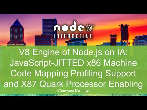 V8 Engine of Node.js on IA