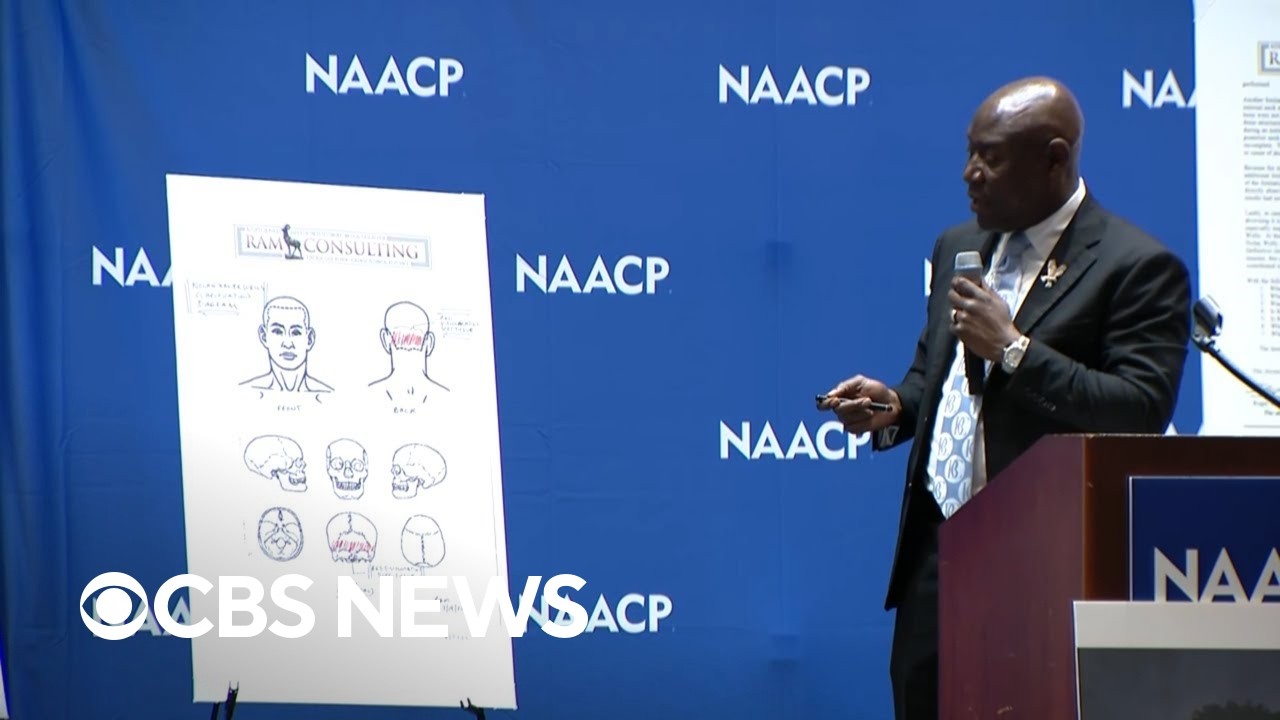 Video: Ben Crump reads Dr. Roger Mitchell preliminary autopsy on Nolan Wells