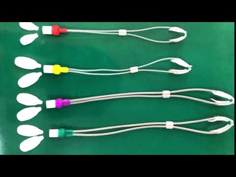 Neonatal nasal cannula for high flow therapy breathing circu...