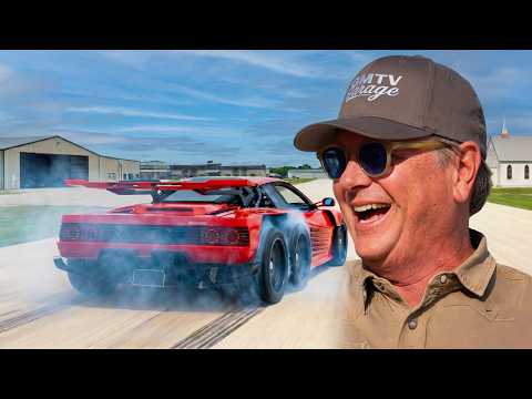 The 6 Wheel Ferrari Is Finished (First Drive)