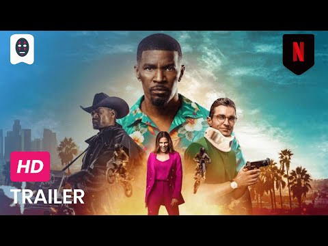 Trailer frame: L.A. boulevards at magic hour, setting the mixtape of West Coast hip-hop and slick action scoring
