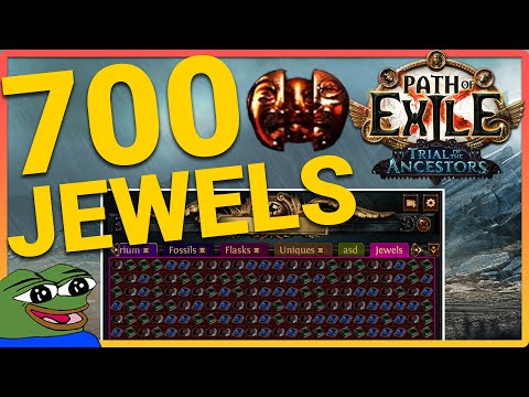 PoE 3.22 | Corrupting 700 Rare Jewels