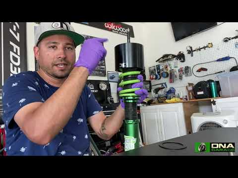 Rx7 gets Air cups Stanceparts with Foutune auto 500 coilovers / filmed with IPhone 11 Pro / DN WORX