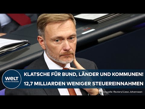 STEUERSCHÄTZUNG: Bundesfinanzminister Christian Lindner stehlt neue Zahlen vor | PRESSEKONFERENZ
