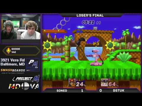 Project M at Xanadu 12/12/16 Losers Finals - SonED (C. Falcon) vs Bstuk (ROB)
