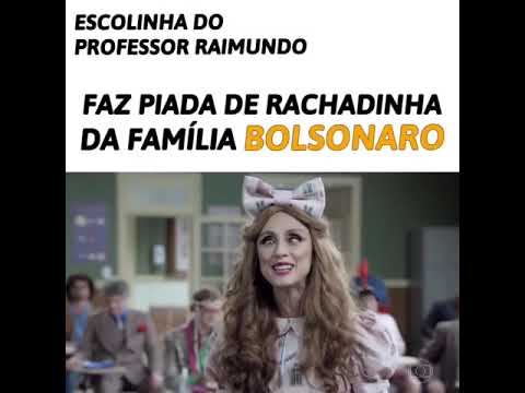 ESCOLINHA DO PROFESSOR RAIMUNDO FAZ PIADA COM A RACHADINHA DA FAMÍLIA BOLSONARO