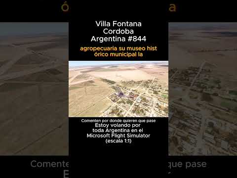 Villa Fontana, Cordoba desde el Microsoft Flight Simulator #villafontana #cordoba #msfs #joaha45
