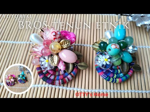 DIY | Bros Tenun Etnik | Wire Etnic Brooch | How to make Simple Etnic Brooch | Tutorial Etnic Brooch