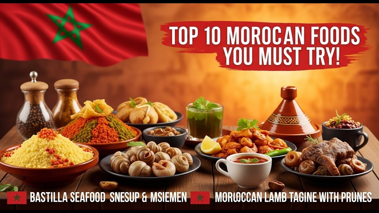 Top 10 Moroccan Foods You Must Try