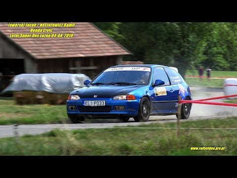 Jaworski Jacek / Nestorowicz Kamil - Honda Civic - Letni Super Oes Łużna 04-08-2019