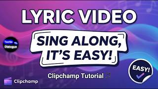 Make Lyric Videos with Clipchamp | Easy Tutorial for Beginners