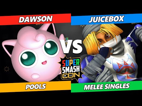 SSC 2022  - Dawson (Jigglypuff) Vs. Juicebox (Sheik) Smash Melee Tournament