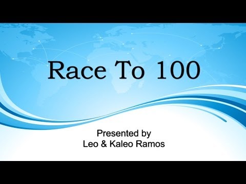 Race to 100 Simple Fun Math Game