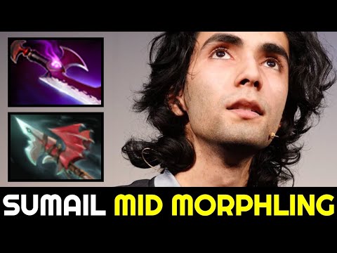 SUMAIL Mid Morphling 0 Death with Silver Edge Build 7.32d Dota 2