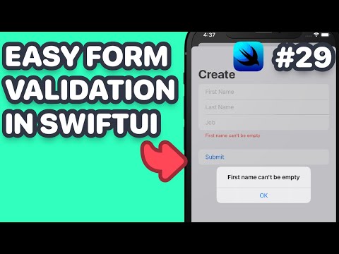 Easy Form Validation In SwiftUI & AttributeGraph Warning Fix thumbnail