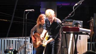 Spoon - Trouble Comes Running,  live @ Dundas Square in Toronto. June 21, 2014