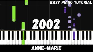 Download lagu Anne-Marie - 2002 (Easy Piano Tutorial) mp3 Download lagu Anne-Marie - 2002 (Easy Piano Tutorial) mp3