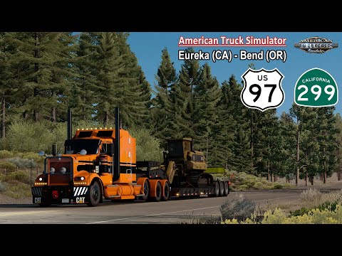 ATS | Eureka (CA) - Bend (OR) | Kenworth W900 (8x4) | SR 299 - US 97 | Timelapse