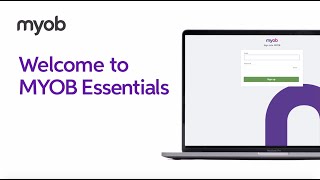 MYOB Essentials video