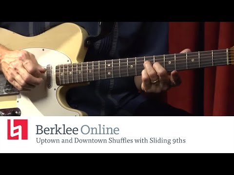 Blues Guitar Lesson: Uptown and Downtown Shuffles with Sliding 9ths