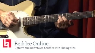 Blues Guitar Lesson: Uptown and Downtown Shuffles with Sliding 9ths