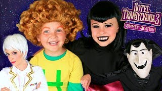 Hotel Transylvania 3 Mavis, Dracula, Dennis Makeup and Costumes