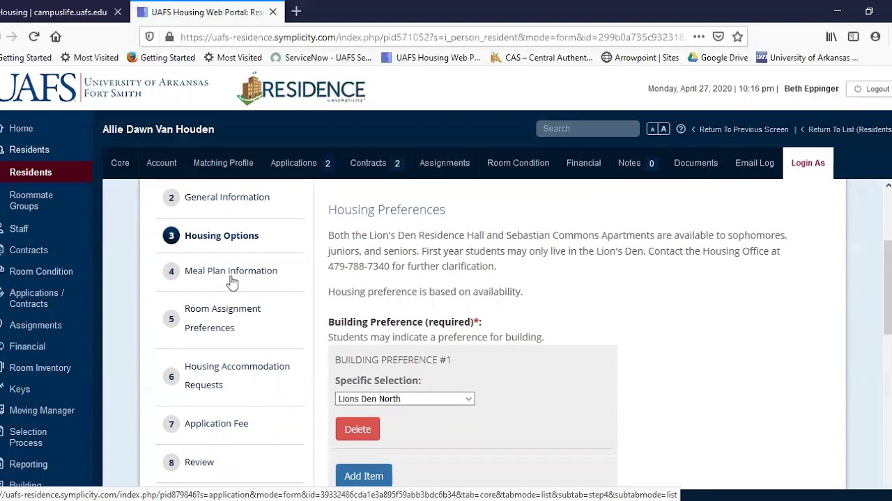 Welcome to UAFS Campus Housing